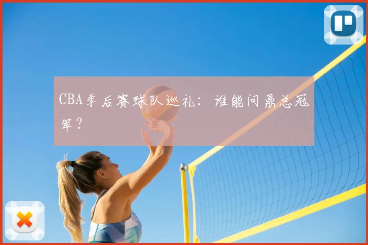 CBA季后赛球队巡礼：谁能问鼎总冠军？